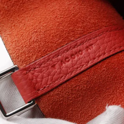 Pre-owned Hermes Picotin Lock Bag Clemence Pink Leather Handbag ()