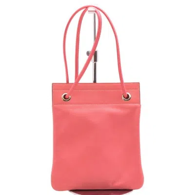 Pre-owned Hermes Rose Azalee Swift Leather Shoulder Bag () In Pink