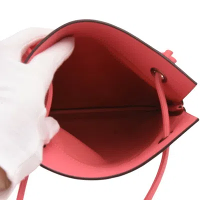 Pre-owned Hermes Rose Azalee Swift Leather Shoulder Bag () In Pink
