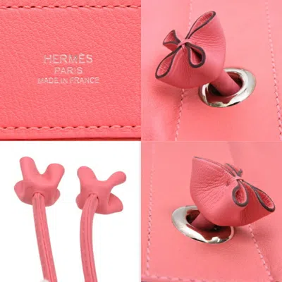 Pre-owned Hermes Rose Azalee Swift Leather Shoulder Bag () In Pink