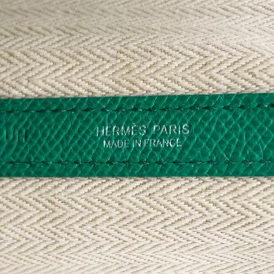 Pre-owned Hermes Silver Epsom Leather Tote Bag ()