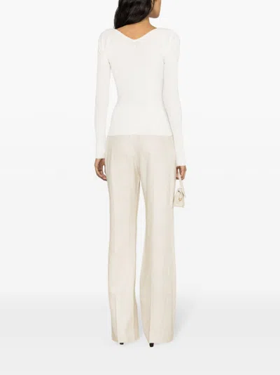 Jacquemus Chic And Stylish Pralu Top In White