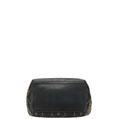 Pre-owned Jimmy Choo Black Leather Handbag Tote Bag ()