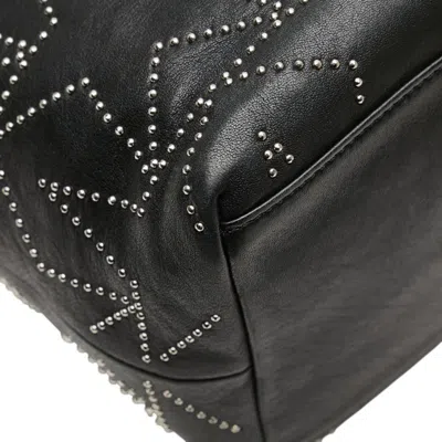 Pre-owned Jimmy Choo Black Leather Handbag Tote Bag ()