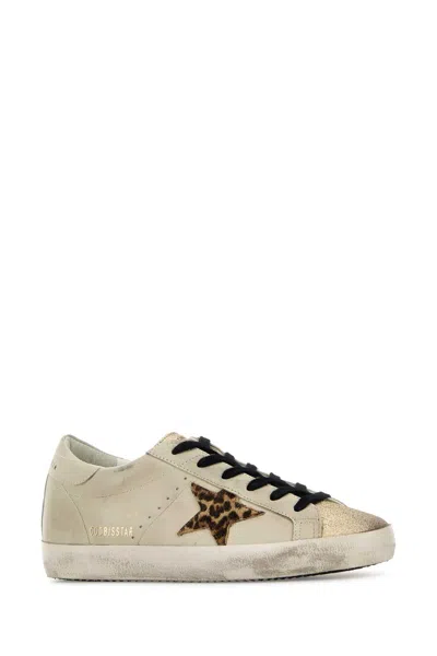Golden Goose Deluxe Brand Women Sand Leather Superstar Sneakers In Gray
