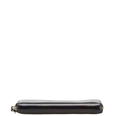 Pre-owned Kate Spade Black Leather Long Wallet (bi-fold) ()