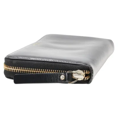 Pre-owned Kate Spade Black Leather Long Wallet (bi-fold) ()
