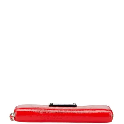 Pre-owned Kate Spade Red Color Long Wallet (bi-fold) ()