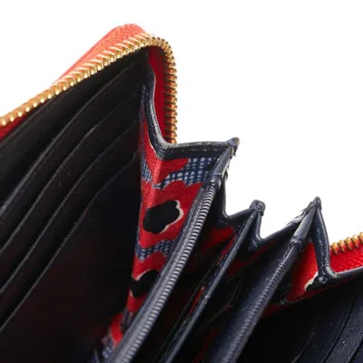 Pre-owned Kate Spade Red Color Long Wallet (bi-fold) ()