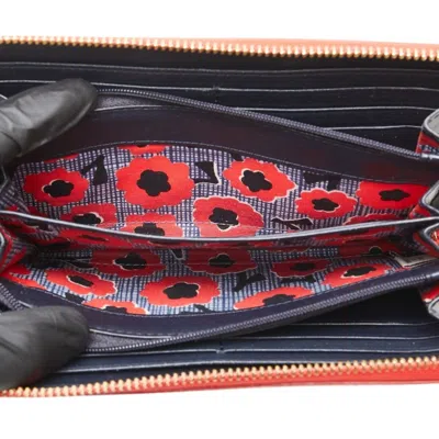Pre-owned Kate Spade Red Color Long Wallet (bi-fold) ()