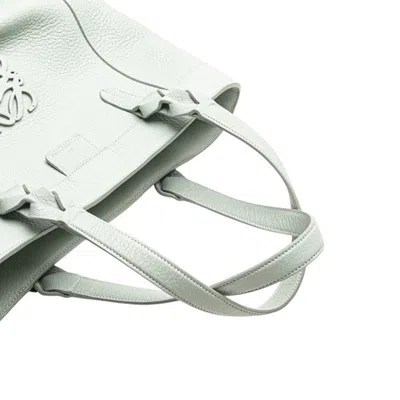 Pre-owned Loewe Baby Blue Leather Handbag Tote Bag ()