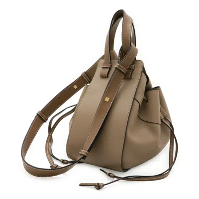 Pre-owned Loewe Beige Brown Leather Handbag Shoulder Bag () In Multi