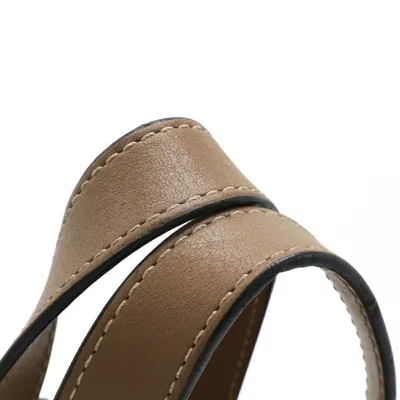 Pre-owned Loewe Beige Brown Leather Handbag Shoulder Bag () In Multi
