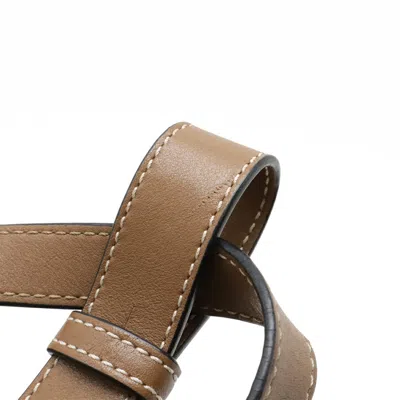 Pre-owned Loewe Beige Brown Leather Handbag Shoulder Bag () In Multi