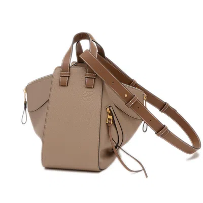 Pre-owned Loewe Beige Sand Leather Handbag Shoulder Bag ()