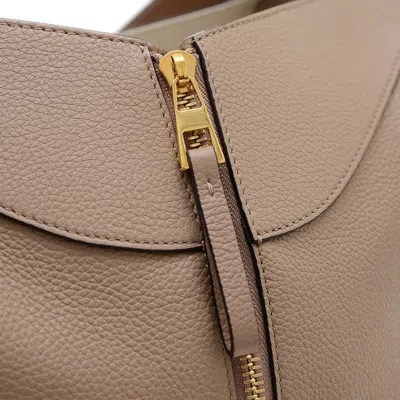 Pre-owned Loewe Beige Sand Leather Handbag Shoulder Bag ()
