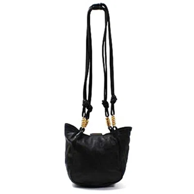 Pre-owned Loewe Black Gray Leather Shoulder Bag () In Multi