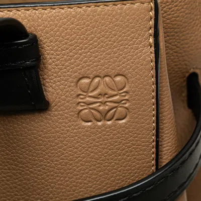 Pre-owned Loewe Black Brown Leather Handbag Shoulder Bag () In Multi