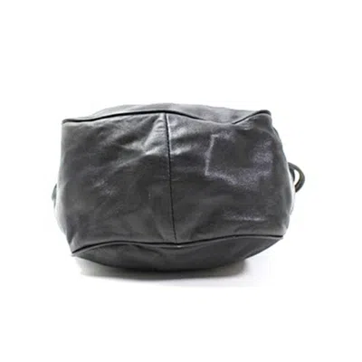 Pre-owned Loewe Black Gray Leather Shoulder Bag () In Multi