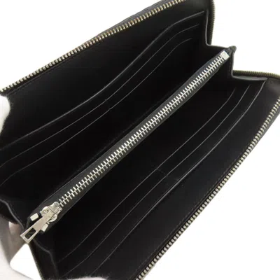 Pre-owned Loewe Black Leather Long Wallet (bi-fold) ()