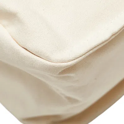 Pre-owned Loewe Blue Ivory White Canvas Tote Bag ()