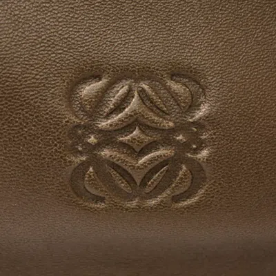 Pre-owned Loewe Bronze Leather Shoulder Bag () In Brown
