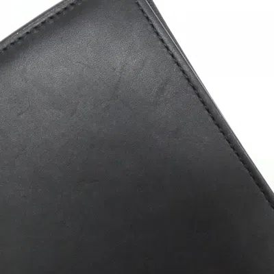 Pre-owned Loewe Black Leather Coin Purse/coin Case ()