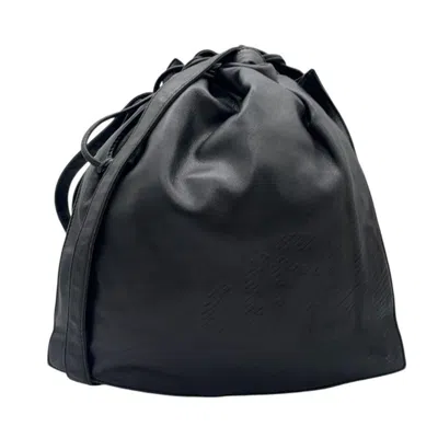 Pre-owned Loewe Black Leather Shoulder Bag ()