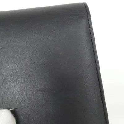 Pre-owned Loewe Black Leather Coin Purse/coin Case ()