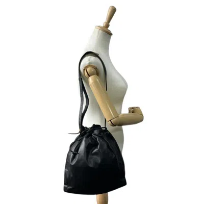 Pre-owned Loewe Black Leather Shoulder Bag ()