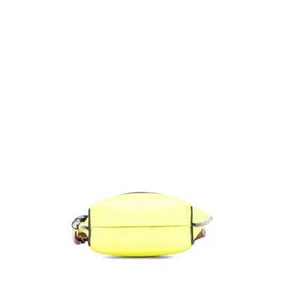 Pre-owned Loewe Brown Yellow Leather Shoulder Bag ()