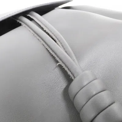 Pre-owned Loewe Dark Gray Leather Backpack ()