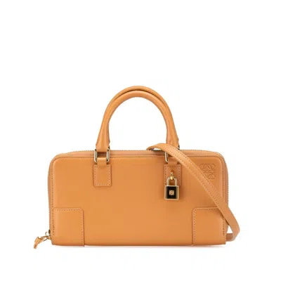 Pre-owned Loewe Brown Leather Handbag Shoulder Bag ()