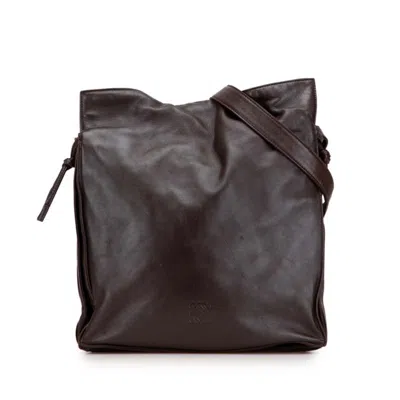 Pre-owned Loewe Brown Leather Shoulder Bag ()