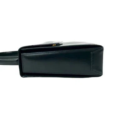 Pre-owned Loewe Navy Leather Handbag Shoulder Bag Tote Bag () In Blue