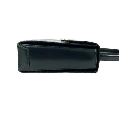 Pre-owned Loewe Navy Leather Handbag Shoulder Bag Tote Bag () In Blue