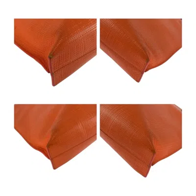 Pre-owned Loewe Orange Leather Clutch Bag ()