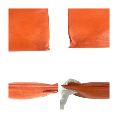 Pre-owned Loewe Orange Leather Clutch Bag ()