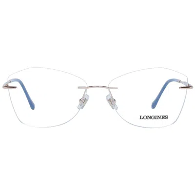 Longines Blue Metal Glasses Women's (frames) In Blue