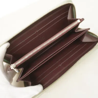 Pre-owned Louis Vuitton Almond Electric Long Wallet (bi-fold) ()