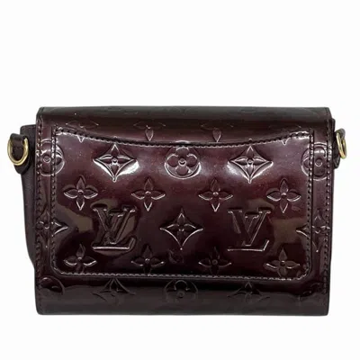 Pre-owned Louis Vuitton Amarante Leather Shoulder Bag () In Purple