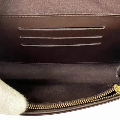 Pre-owned Louis Vuitton Amarante Leather Shoulder Bag () In Purple