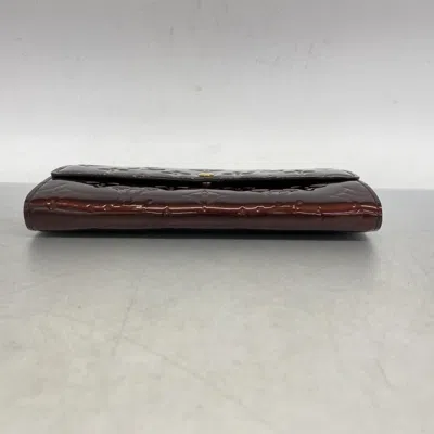 Pre-owned Louis Vuitton Amarante Long Wallet (bi-fold) () In Purple