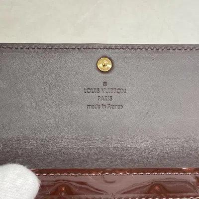 Pre-owned Louis Vuitton Amarante Long Wallet (bi-fold) () In Purple