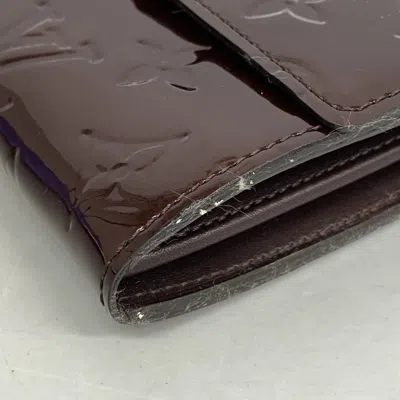 Pre-owned Louis Vuitton Amarante Long Wallet (bi-fold) () In Purple