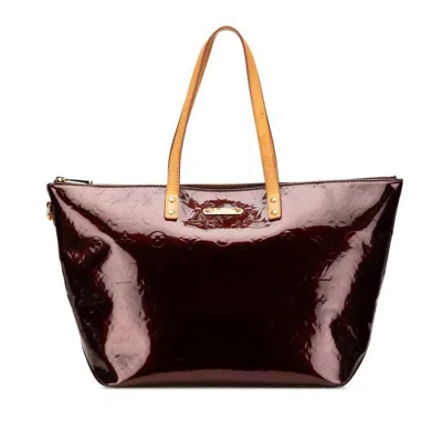 Pre-owned Louis Vuitton Amarante Purple Patent Leather Leather Tote Bag () In Multi