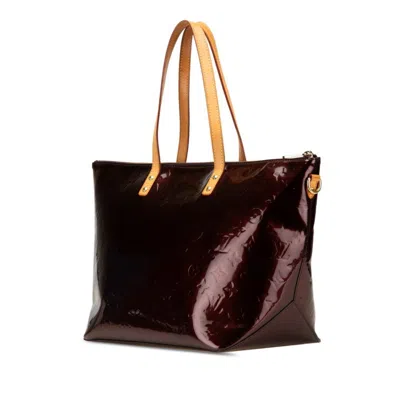 Pre-owned Louis Vuitton Amarante Purple Patent Leather Leather Tote Bag () In Multi