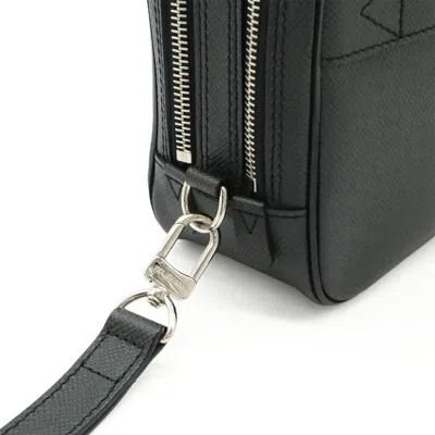 Pre-owned Louis Vuitton Ardoise Taiga Leather Clutch Bag () In Gray