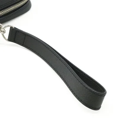 Pre-owned Louis Vuitton Ardoise Taiga Leather Clutch Bag () In Gray