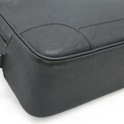 Pre-owned Louis Vuitton Ardoise Taiga Leather Clutch Bag () In Gray